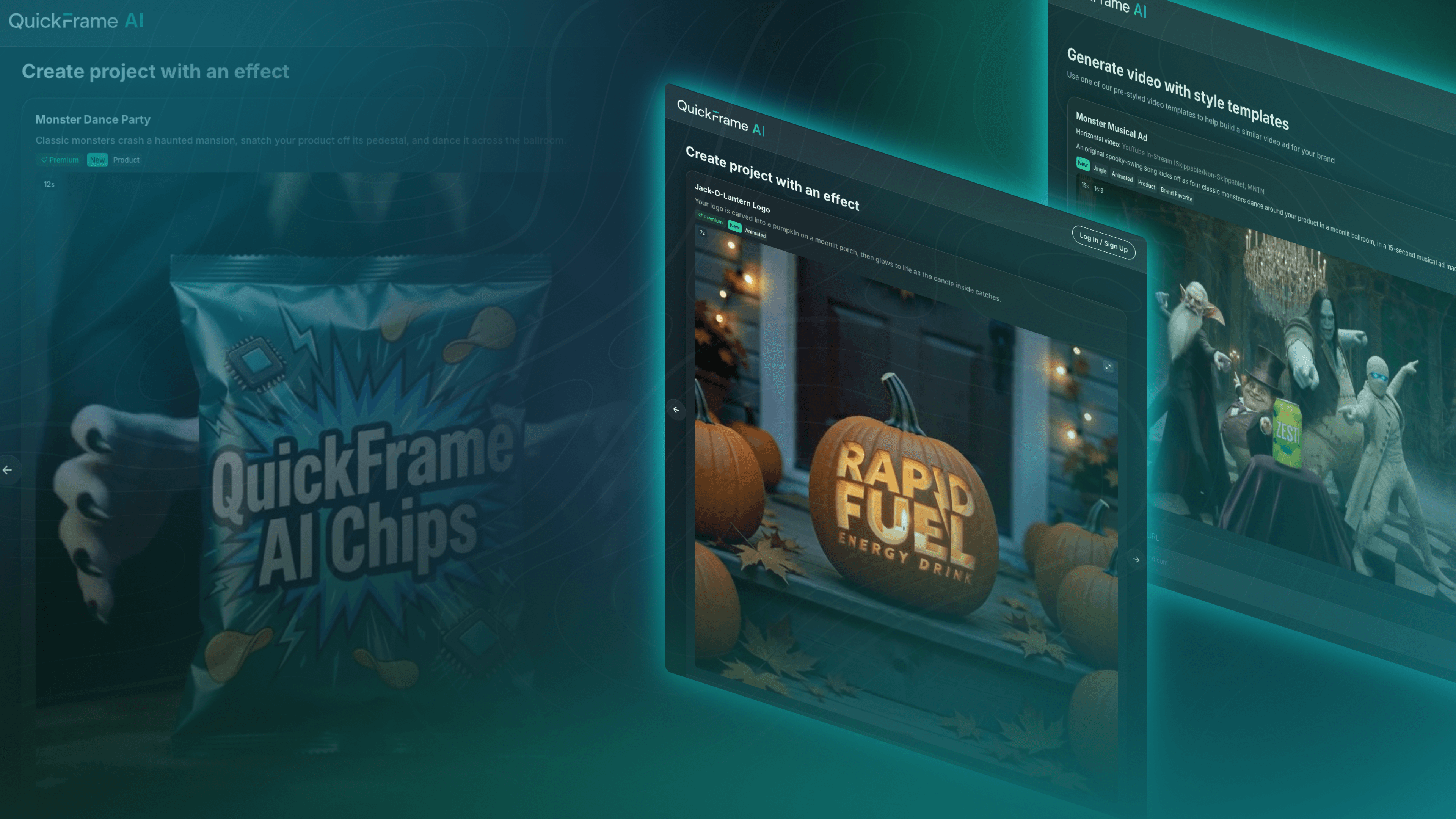 Create Halloween Ads For Your Brand with QuickFrame AI’s New Effects