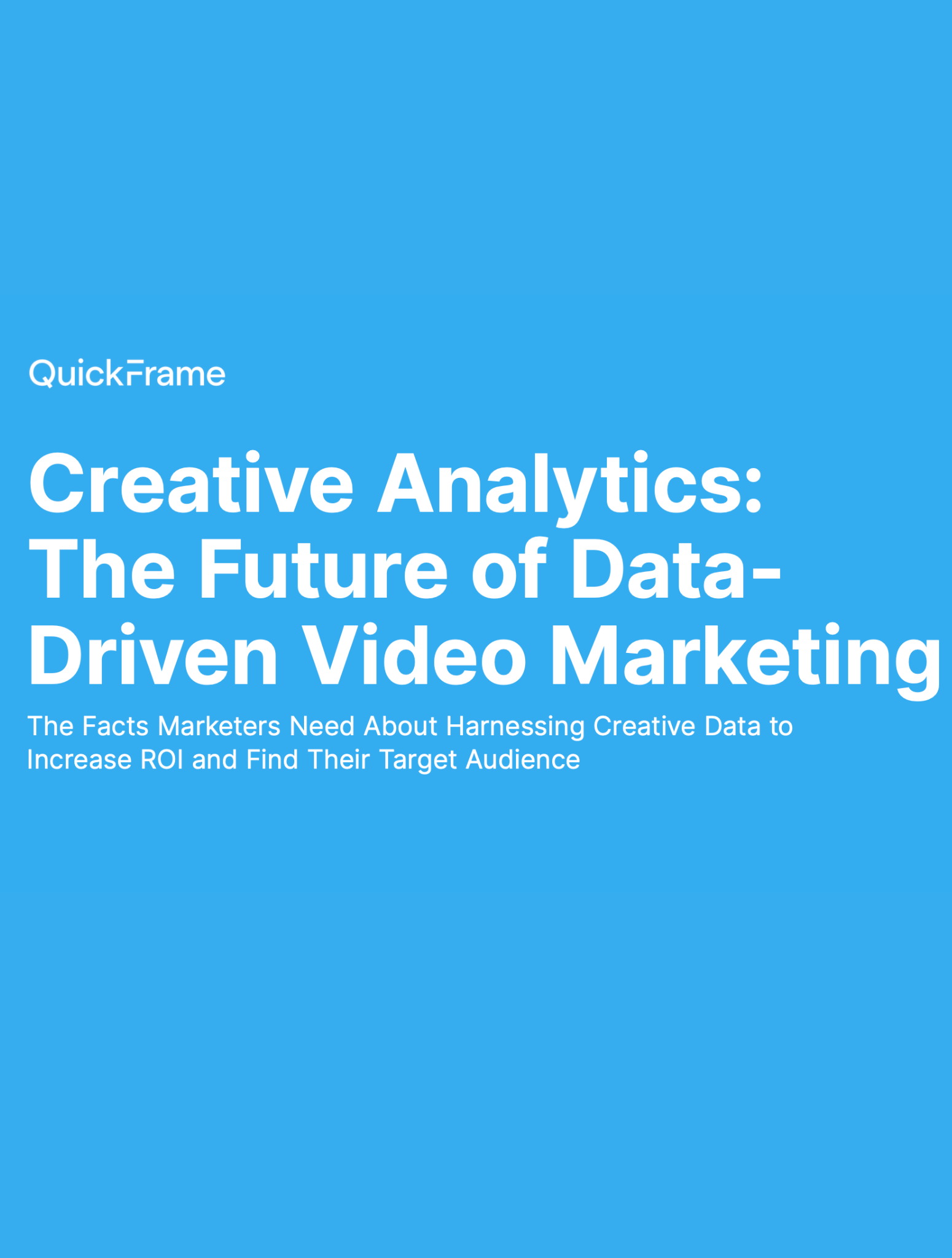 Creative Analytics: The Future of Data-Driven Marketing